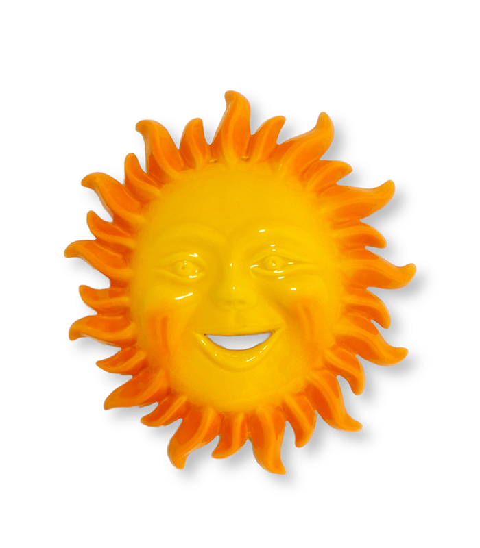 Κεραμικός ήλιος για τον τοίχο