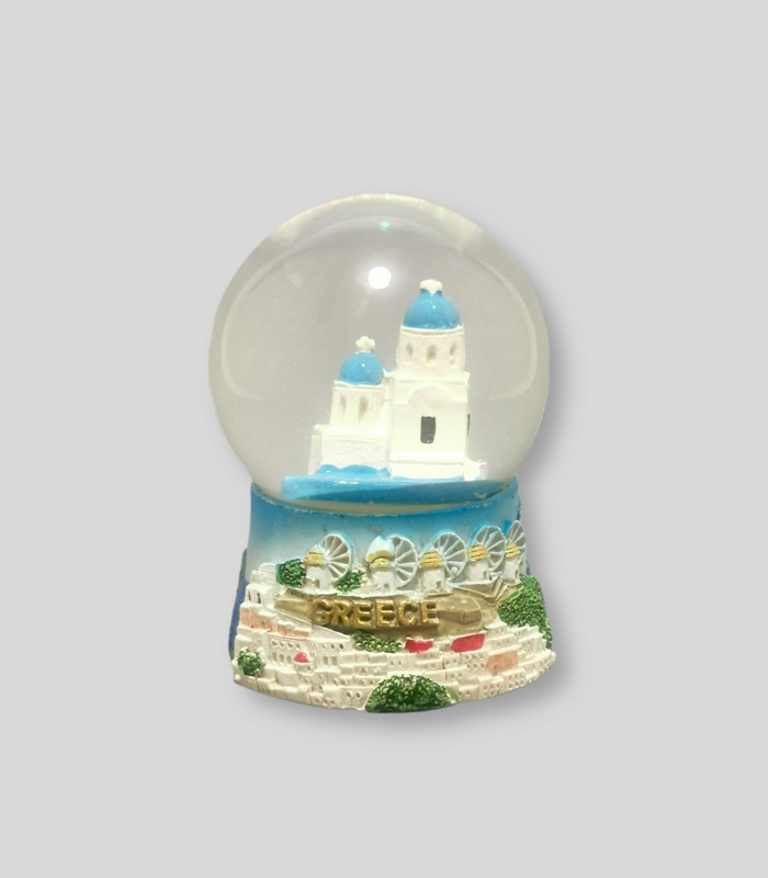 Νερόμπαλα Greece με εκκλησία