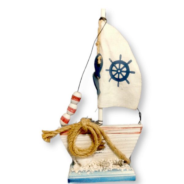 Καραβάκι διακοσμητικό ξύλινο 28cm