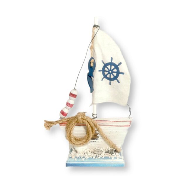 Καραβάκι διακοσμητικό ξύλινο 28cm